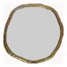 Foundry Large Round Mirror Gold