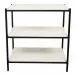 Trine Nightstand White Marble