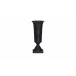 Cassia Black Cast Aluminum Vase