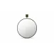 Cameo Aged Brass Round Mirror