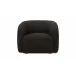 Faye Black Boucle Accent Chair