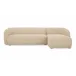 Faye Beige Boucle Sectional Right