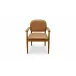 Norrie Brown Leather Dining Chair