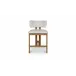 Morel Cream Counter Stool
