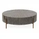 Chameau Small Coffee Table Black and White