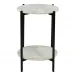Melanie Accent Table White