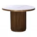 Tower Dining Table White Marble