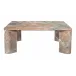 Segment Orange Levante Marble Coffee Table