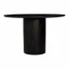 Povera Round Dining Table Black