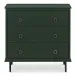 Reagan 3 Drawer Nightstand Deep Green