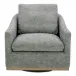 Linden Swivel Chair Slated Moss