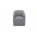 Sandy Grey Rolling Dining Chair