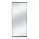 Squire Rectangular Mirror Black