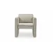 Harris Black And Beige Weave Accent Chair