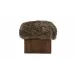 Serge Brown Faux Fur Ottoman
