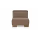 June Dark Brown Slipper Chair