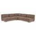 June Dark Brown Corner Modular Sectional
