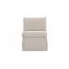 Fable Beige Slipcover Dining Slipper Chair