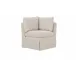 Fable Beige Slipcover Dining Corner Chair
