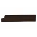 Naomi Dark Brown 2 Piece Wave Modular Sectional
