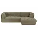 Mischa Sage Green Sectional Right