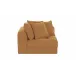 Davie Golden Yellow Corner Chair
