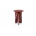 Grace Rosso Levante Marble Accent Table