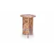 Grace Orange Levante Marble Accent Table