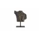 Victor Dark Green Patina Cast Aluminum Sculpture