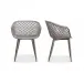 Piazza Outdoor Chair Grey - Set Of Two