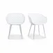 Piazza Outdoor Chair White - Set Of Two