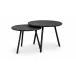 Kari Black Outdoor Nesting Coffee Table