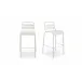 Kade White Outdoor Bar Stool Set of Two