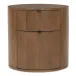 Theo Two Drawer Nightstand Brown