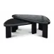 Sophie Charcoal Lacquer Outdoor Nesting Table Set
