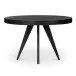 Parq Round Dining Table Black