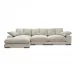 Plunge Large Sectional Cappuccino