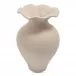 Ruffle 12 in Decorative Vessel Ecru