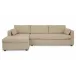 Burrow Chaise Sand Sleeper Sectional With Storage Left