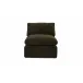 Cates Dark Green Slipper Chair