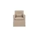 Lydia Light Brown Outdoor Slipcover Dining Chair