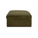 Swift Dark Green Storage Ottoman