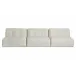Sunseeker Brown Stripe 3 Piece Outdoor Sofa