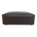 Form Espresso Brown Leather Ottoman