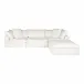 Clay Lounge Modular Sectional Cream White