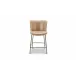 Early Tan Leather Counter Stool