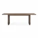 Round Off Small Dining Table Walnut Brown