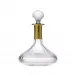 Splendid Clear Lead-Free Crystal, Cut, 24-Carat Gold (Relief Decor) Carafe 750 ml
