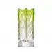 Irises Underlaid Vase Reseda Lead-Free Crystal, Cut, Engraving Iris 30 cm