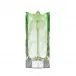 Irises Underlaid Vase Green Lead-Free Crystal, Cut, Engraving Iris 30 cm